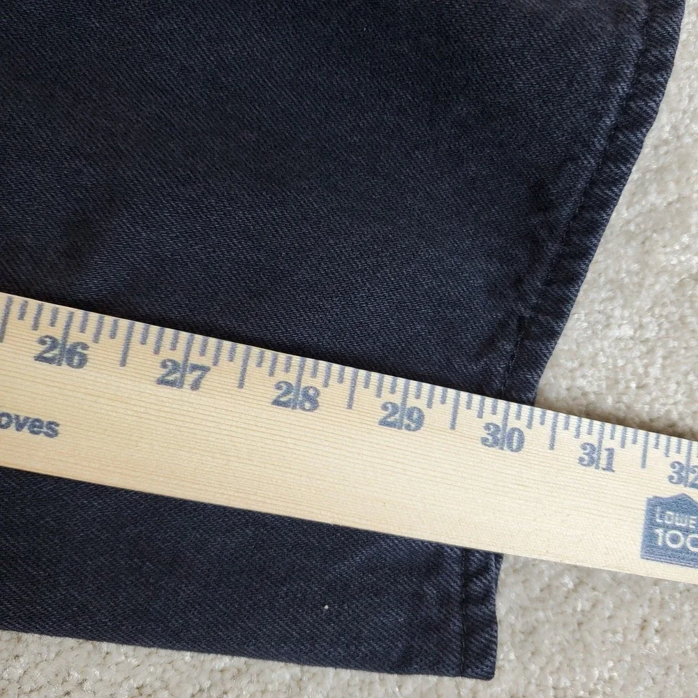 LEVIS 501 Men's 42X32 ACTUAL MEASURE 40X30‎ Black Jeans Straight Button Fly Y2K
